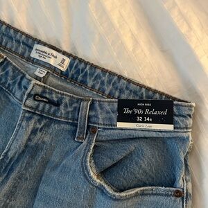 Abercrombie & Fitch Light Blue High Rise Jeans